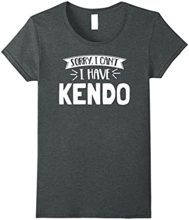 Womens Kendo T-Shirt for Girls, Women, Boys &amp; Men Small Dark Heather