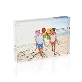 TWING 5x7 Acrylic Frame for Pictures, Clear Double