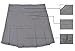 Honour Fashion Women's Golf Underneath Shorts Skorts (Grey, Medium)