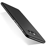 Galaxy S8 Case, HUMIXX S8 Ultra Thin Case Coated [Scratch Resistant] [Anti-fingerprint] Matte Finish Coating Anti-Slip Stylish Slim Case for Samsung Galaxy S8 (Black)