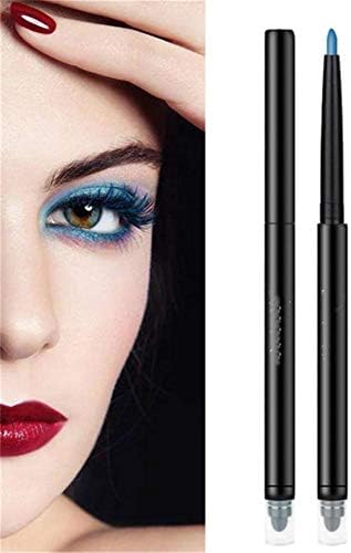 Matte Liquid Eyeliner, YooGer 12 Colours Long Lasting Waterproof High Pigmented Brighten Pigments Smudgeproof Colorful Eye Liner Pen Set (Blue)