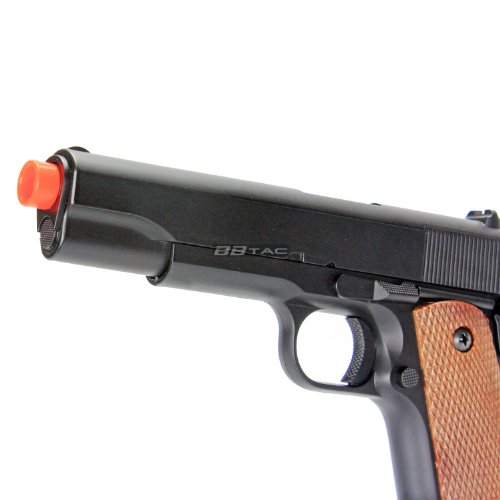 bbtac m21 airsoft 260 fps metal spring pistol with working hammer and
