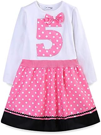 birthday dress 5 year old Formal Wear long pink tutu dress for Girls