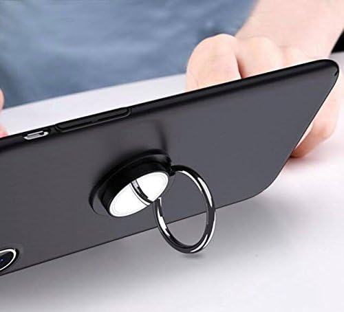 Asterisks Phone Ring - 360° Rotation Stand/Holder/Car Magnet [Included] - Black