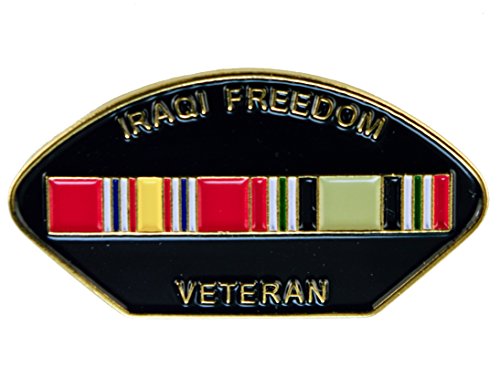 Iraqi Freedom Veteran Iraq War Hat or Lapel Pin