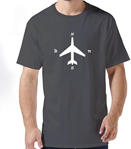 Compass Aviation B1 Deep Heathe Tshirt's Crew-Neck Tshirt M