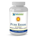 Pure Potent Duanwood Red Reishi Mushroom: Full Spectrum 10:1 Extract for Highest-Level Liver, Cardiovascular and Immune Support - Promotes Longevity - 1000mg per Serving - 90 Veggie Capsules