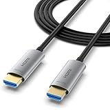 ATZEBE Fiber Optic HDMI Cable 60ft, Fiber HDMI Cable Supports 4K@60Hz, 4:4:4/4:2:2/4:2:0, HDR, Dolby Vision, HDCP 2.2, ARC, 3D, High Speed 18Gbps