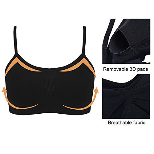 Sports-Style-Bra-Comfort-Bra-Seamless-Women-Lady-Athletic-Solid-Wrap-Chest-Strap-Vest-Tops-Bra