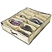 Loveje 12 Grid Shoes Storage Organizer Non-Woven Fabric Shoebox Folding (Type1 12 Grid)