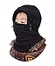 ZZLAY Children's Balaclavas Hat Thick Thermal Windproof Ski Cycling Face Mask Caps Hood Cover Adjustable Cap Black