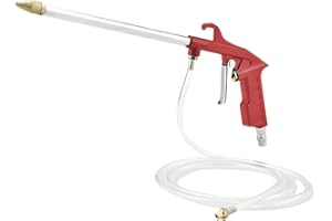 DUSCOKE Air Engine Cleaning Spray Gun with 4Ft Hose- High Pressure Pneumatic Cleaning Sprayer Auto Water Cleaner Nozzle Hose Wash Spray Tool- Air Blow Gun Car Engine Dust Cleaner Tools (Straight Head)