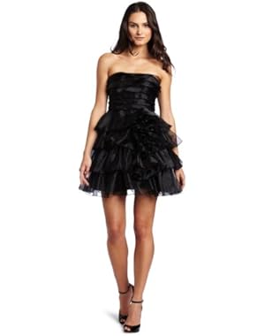Jessica Simpson Women's Tiered Strapless Dress