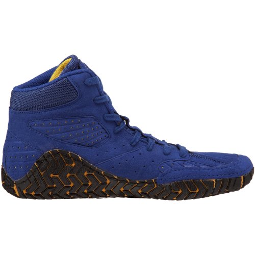 ASICS Men's Aggressor Wrestling Shoe,Royal/Gold,11 M US Buy Online in