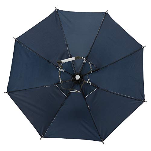 Gorgeri Headwear Umbrella，Outdoor Handfree Umbrella Cap Fishing Hat Waterproof UV Protection Lightweight - Thumbnail 5