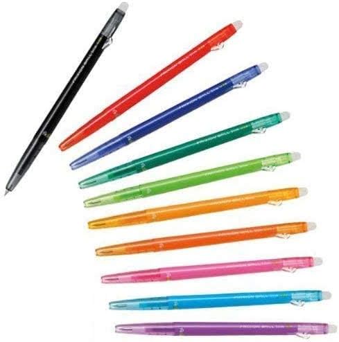 Pilot Frixion Ball Slim Pen 0 38 Mm 10 Color Set Amazon De Burobedarf Schreibwaren