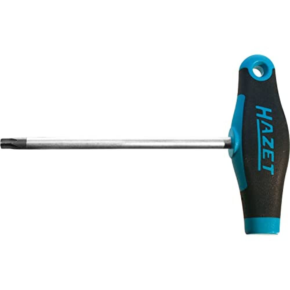 HAZET 828-T45 Torx Profile T 45 Screwdriver with Burnished Tips - Chrome-Plated
