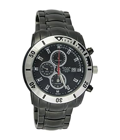 Chronograph Black Dial Mens Watch - CS176