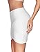 Meilun Women's Rayon Bandage Bodycon Mini Skirt (Medium, White)