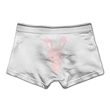 Mimilu Cute Rabbit Men's Underwear L White