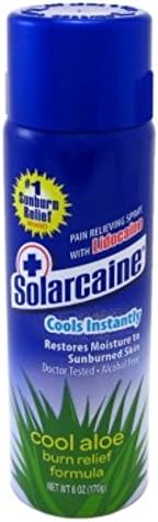 Solarcaine Cool Aloe Burn Relief 6 Ounce (177ml) (6 Pack)