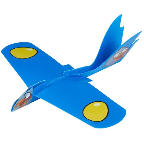 Vante Super Looper Angry Birds Indoor Outdoor Boomerang Plane - BLUE Bird