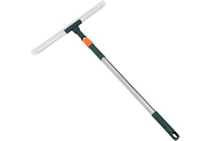 ROMISBABA Shower Squeegee with Long Handle Silicone Water Wiper for Tile Shower Walls Kitchen Bathroom