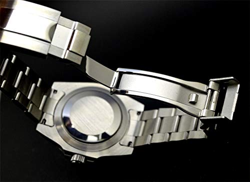 Tickwatch Parnis 40mm Submariner Estilo Verde Bisel de Cerámica Esfera Verde Cristal Zafiro Reloj Mecánico Automático… - Imagen 5