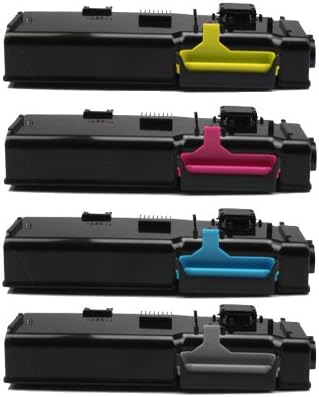 Global Cartridges Compatible Toner Cartridge Set Replacement for Xerox Phaser 6600 6600N 6600DN WorkCentre 6605N 6605DN High Yield(106R02228 Black,106R02225 Cyan,106R02227 Yellow,106R02226 Magenta)