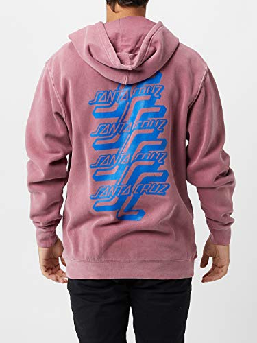 Santa Cruz Stacked OGSC Hoodie - Pigment Maroon - LG