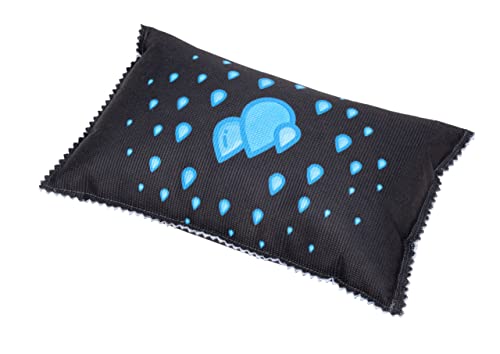 WENKO Car Dehumidifier Pad with Saturation Indicator - Reusable - Helps with Car Window Mist and Protects Against Odours - with 1000g Dehumidifier Granules - 23 x 5 x 15cm