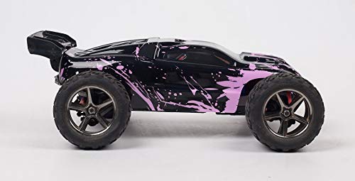 SummitLink Compatible Custom Body Muddy Pink Over Black Replacement for 1/16 Scale RC Car or Truck (Truck not Included) ERMN-BP-03