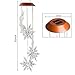 Missbee Color-Changing LED Solar Mobile Wind Chime LED Changing Light Color Waterproof Snowflake Wind Chimes for Home//Night/Garden/Festival Decor (Snowflake)