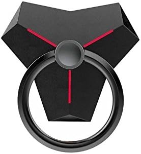 Aliens 360 Degree Finger Phone Ring Smartphone Stand Holder For iPhone Samsung Smartphone Grips (Dark Gun Grey)