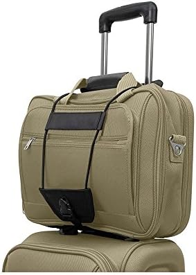 CTUTRAVEL Travel Bag Bungee Cord-Perfect Travel Accessory for Frequent Travelers - Adjustable Fit for All-Sized Bags-Breeze