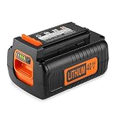 Energup Upgraded Replacement 2500mAh 40 Volt MAX Battery for Black and Decker 40V Battery LBX2040 LBXR36 LBXR2036 LST540 LCS1240 LBX1540 LST136W Black+Decker 40-Volt Lithium Battery