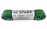 Green SPARK Shoelace - Derby Laces for Shoes, Skates, Boots, Roller Derby, Hockey and Ice Skates