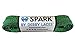 Green SPARK Shoelace - Derby Laces for Shoes, Skates, Boots, Roller Derby, Hockey and Ice Skates