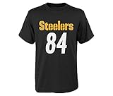 Antonio Brown Pittsburgh Steelers #84 NFL Youth Performance Mainliner Name & Number T-Shirt