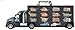 Memtes Dinosaur and Wild Life Animal Safari Car Carrier Transport Truck Toy (Includes 6 Dinosaurs 6 Animal, Jeep and Helicopter)