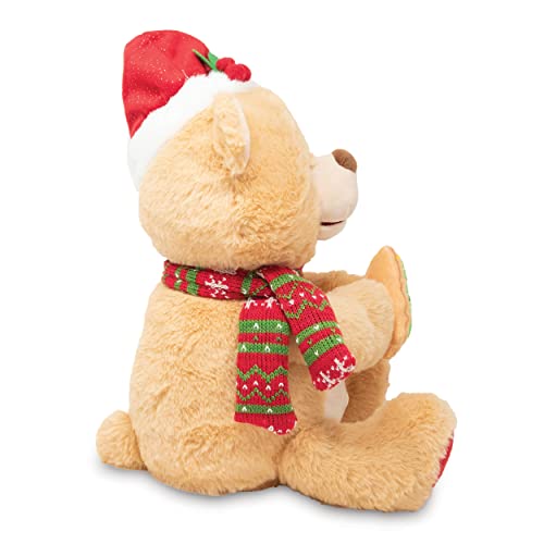 Cuddle Barn Good Tidings Teddy Animated Christmas Teddy Bear