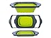 Comfify CM201523 Collapsible-Green & Grey-Over The Sink Colander with Handles-Folding Strainer for Kitchen 6-Quart Capacity, Green/Grey primary
