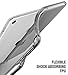 Poetic Lumos TPU Case Designed for iPad 9.7 (6th Gen 2018)(5th Gen 2017), [Smart Cover Compatible] Ultra-Thin Impact Resistant Flexible Soft TPU Case with [Pencil Holder], Transparent Gray