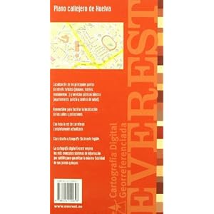Plano callejero de Huelva con mapa de carreteras de la provincia
