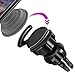 Car Mount Compatible Users - VOJOY 360° Rotation Air Vent Out Stand Car Mount with Adjustable Switch Lock for GPS Navigation Compatible with All Smartphones (Black)