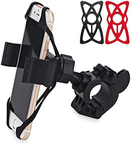 Bike Phone Holder for Motorcycle-Hansmart Universal Bike Phone Mount Adjustable for Bike Handlebars, Fits for Any Smart Phone: iPhone, Samsung, Nexus, LG, Nokia, Mountain Bike Mount, Motor Bike Mount