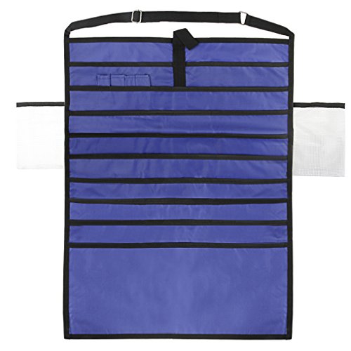 image for Fakeface Heavy-Duty Oxford 14 Multi-pocket Desk Hanging Organizer Stud