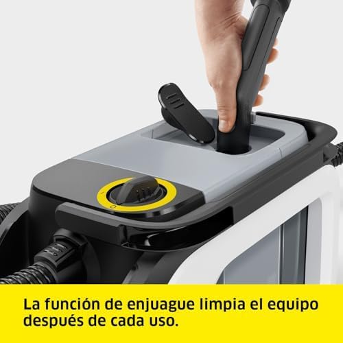 Lava-aspiradora SE 3 Compact, 500 W, depósito Agua Limpia: 1,7 l, Superficie: 2,76 m², 4,1 kg, Manguera de pulverización y aspiración, Boquilla de Lavado tapicerías y Ranuras