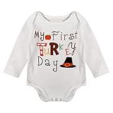 MIOIM Infant Baby Boy Girls Thanksgiving Romper Bodysuit Jumpsuit Outfits Gifts