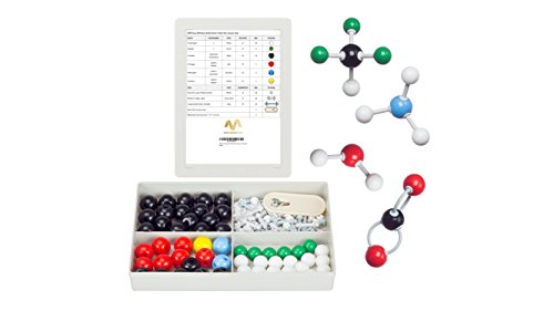 Amazon Com Organic Chemistry Molecular Model Kit 122 Pieces Student Or Teacher Pack With Atoms Bonds And Remover Industrial Scientific
